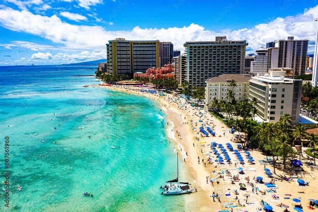 Apartment Seashore Waikiki Studio 1 Block From A Beach No Resort Fees Honolulu